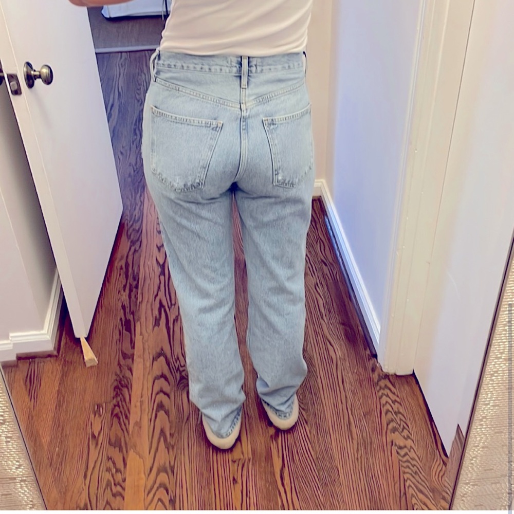 AGOLDE Lana Jeans in Riptide - Picture 5 of 5